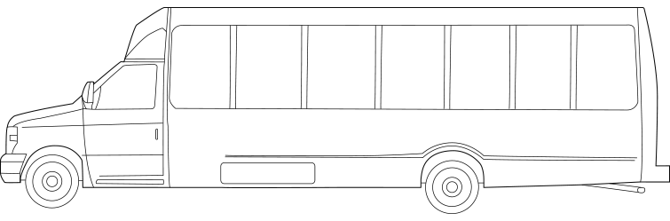 32-34 Passenger Coach Bus luxury fleet
